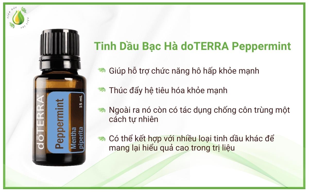 tinh dầu bạc hà doterra Peppermint