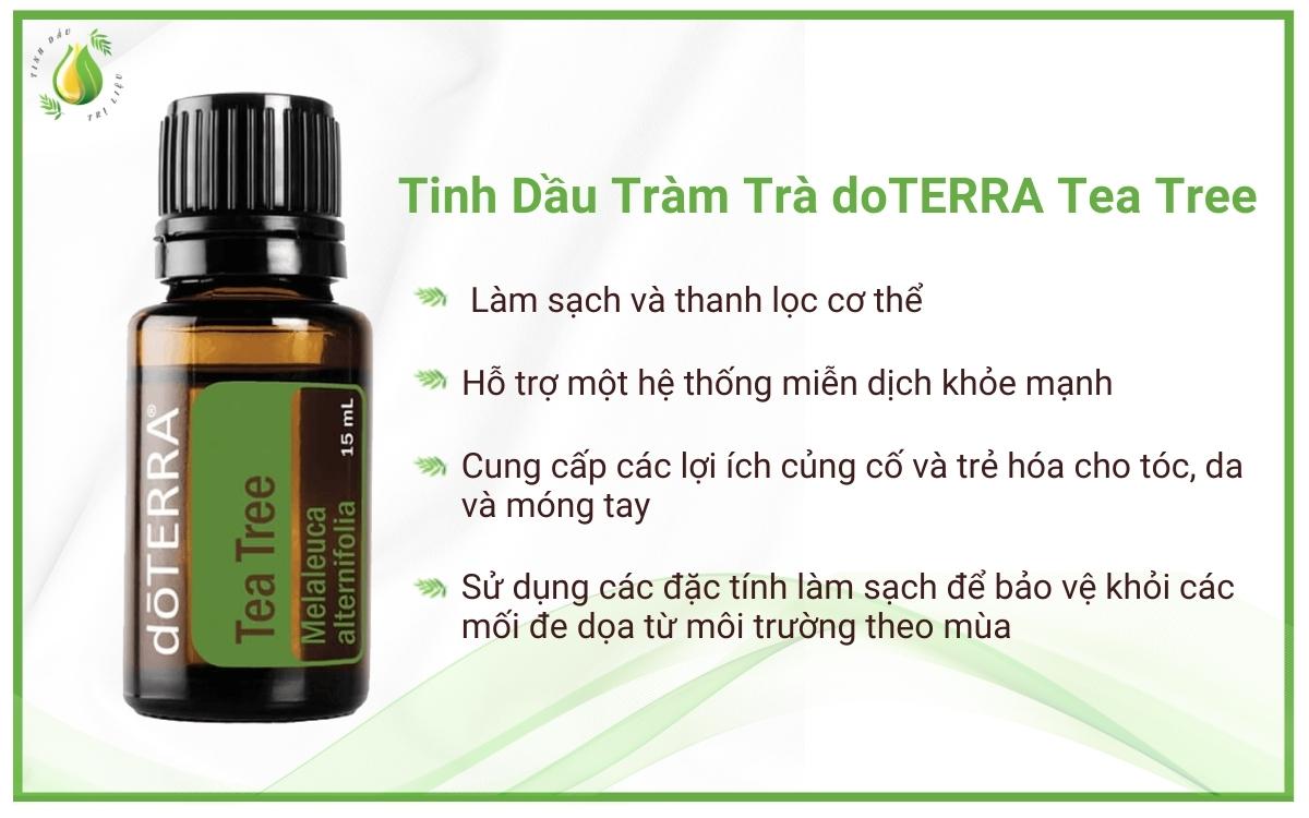 Tinh dầu Tràm trà Tea Tree - Thanh lọc cơ thể 27 tinh dau tram tra doterra tea tree FB » Tinh Dầu Trị Liệu doTERRA