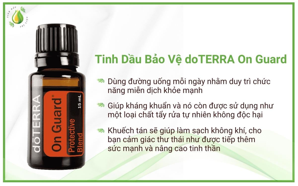 Tinh dầu Bảo vệ On Guard - Kháng khuẩn, khỏe mạnh miễn dịch